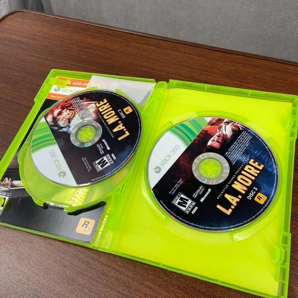 L.A. Noire Microsoft Xbox 360 Rockstar Games Action-Adventure Mystery Video Game